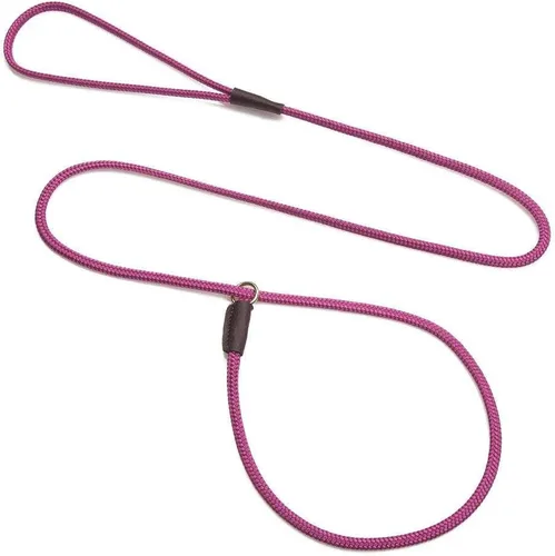 Miniatura 2 de Mendota Pet Correa antideslizante para exhibición de perros, fabricada en los Estados Unidos, color negro, 1/8 pulgadas x 54 pulgadas, para razas