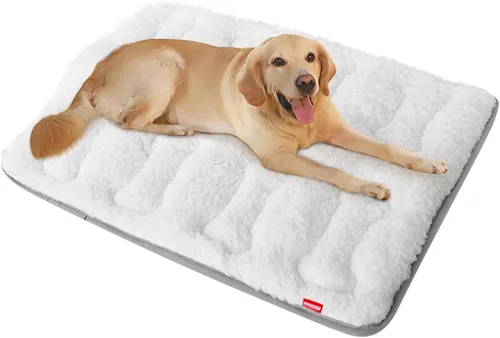 Miniatura 9 de Tapete para jaula de perro (36" x 23"), almohadilla de felpa suave para cama de perro lavable a máquina, almohadilla para jaula, tapete para dormir