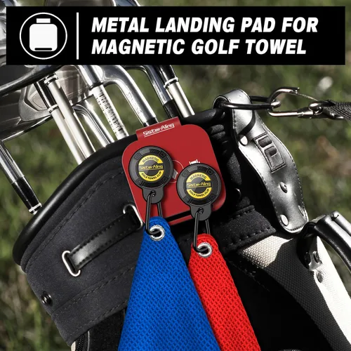 Miniatura 4 de Almohadillas de Aterrizaje de Metal para Bolsa de Golf para Toalla de Golf Magnética, Telémetro de Golf, Frasco de Golf, Altavoz de Golf - Acceso