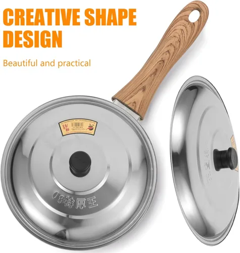 Miniatura 5 de DOITOOL Tapa universal de olla de acero inoxidable de 13 pulgadas con perilla resistente al calor para sartenes y ollas de cocina