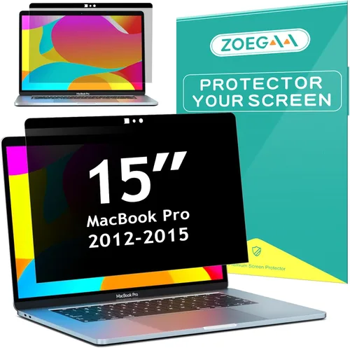 Miniatura 8 de ZOEGAA Pantalla de privacidad para MacBook Pro de 13 pulgadas (2012-2015), protector de pantalla de privacidad magnético extraíble anti luz azul