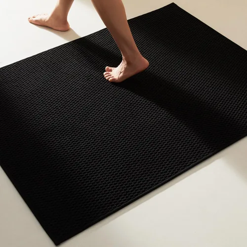 Miniatura 11 de TYUU Alfombras de Baño Antideslizantes Lavables, Tapete de Baño Súper Absorbente Delgado de Pila Baja para Secar Rápido, Alfombra de Baño Pequeña