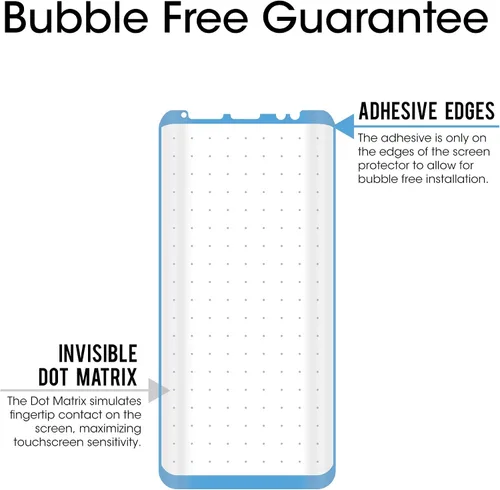 Miniatura 5 de amFilm Protector de pantalla de vidrio para Samsung Galaxy S8 Plus, vidrio templado curvado 3D, matriz de puntos con bandeja de fácil instalación