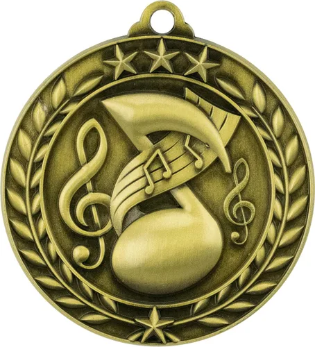 Miniatura 2 de Express Medals Trofeo de medallas de oro con cintas para el cuello, WAMG-943 (paquete de 10)