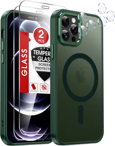 Miniatura 63 de LeYi Funda para iPhone XR: con protector de pantalla X2 + 2 funda para cámara [compatible con MagSafe] Funda protectora magnética i iphoneXR