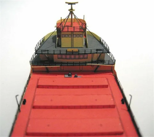 Miniatura 4 de 1:400 Kit de barco sin ensamblar modelo de papel SS Edmund Fitzgerald Ore Carrier Ship Model Kit DIY