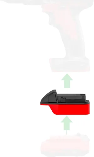 1 adaptador actualizado para herramientas inalámbricas Milwaukee M18, compatible con baterías Craftsman V20 de 20 V (solo adaptador)