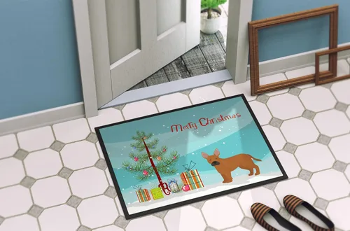 Miniatura 226 de Caroline's Treasures CK3799MAT Akita Shepherd - Tapete de árbol de Navidad de 18 x 27 pulgadas, tapete para puerta delantera, interior y exterior