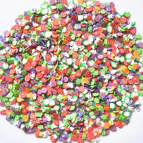 Miniatura 7 de 1.41 oz Mini Animales Fimo Rebanadas de Polímero Adultos Uñas Rebanadas de Arte Suministros de Diseño DIY Artesanía (Animales)