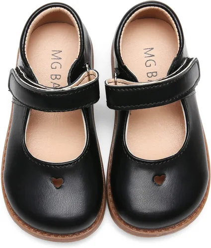 DADAWEN Zapatos clásicos Mary Jane para niña, zapatos de uniforme escolar, zapatos de vestir, zapatos de fiesta y boda