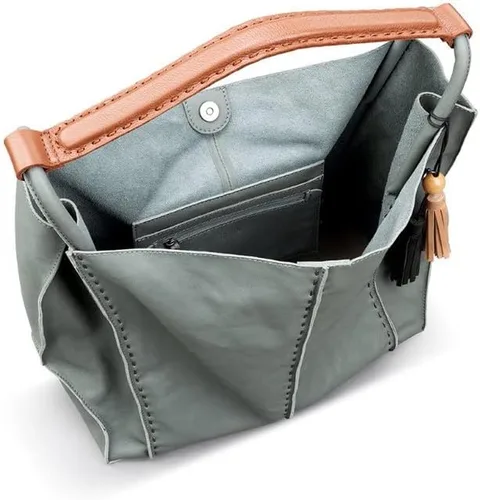 Miniatura 4 de The Sak Los Feliz Large Tote Bag in Leather Roomy Unlined Purse with Single Shoulder Strap