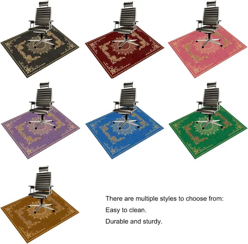 Miniatura 7 de Tapete para silla para suelo de madera dura, oficina, alfombra, escritorio, computadora, juegos, protector de alfombra debajo del escritorio