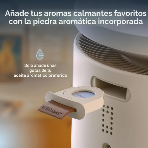 Miniatura 5 de BLUEAIR Humidificador de Habitación - DreamWell - 48 Horas Llenado Superior Sin Niebla Tecnología InvisibleMist Piedra Aromática para Aceites Beige