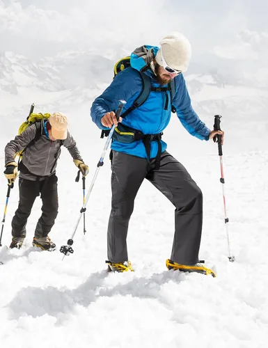 Miniatura 6 de FREE SOLDIER - Pantalón para hombre con forro polar, tipo cargo, para exteriores. Para excursionismo, repelente al agua, superficie suave, tejido