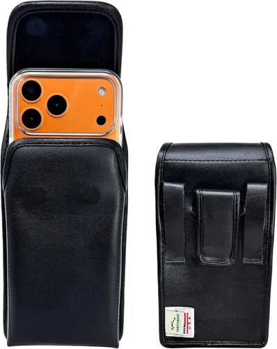 Miniatura 21 de Turtleback Clip para cinturón para iPhone 17 ProMax o 17 Plus - Grande - Se adapta con fundas de estilo voluminoso Defender - Nylon negro de alta