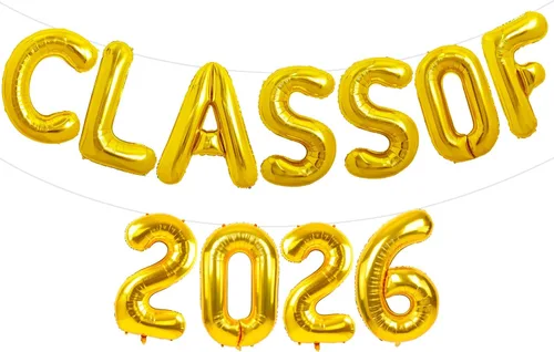 Miniatura 24 de TONIFUL Decoraciones de graduación de enfermeras 2026, globos negros de felicitaciones RN 2026 de 16 pulgadas RN 2026, pancarta de clase de 2026