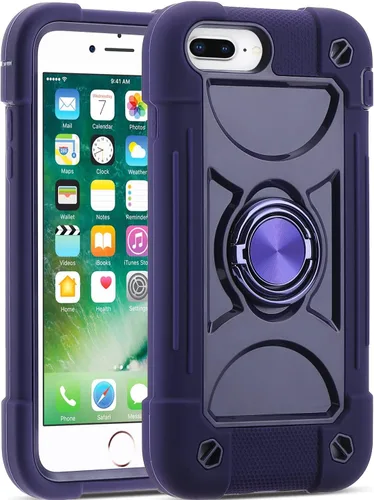 Miniatura 34 de MARKILL Compatible con iPhone Se3/iPhone Se2, Funda para iPhone 6/6S, Funda para iPhone 7/iPhone 8 de 4.7 Pulgadas con Soporte Anular, Funda