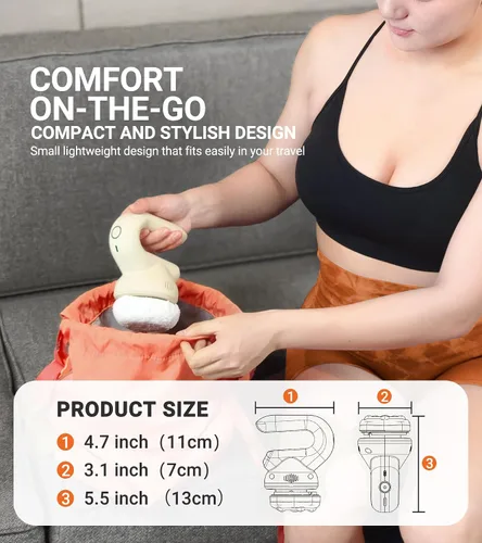 Miniatura 6 de Prime - Mini masajeador de terapia orbital de mano, masajeador de tejido profundo giratorio y vibratorio, herramienta de masaje ajustable