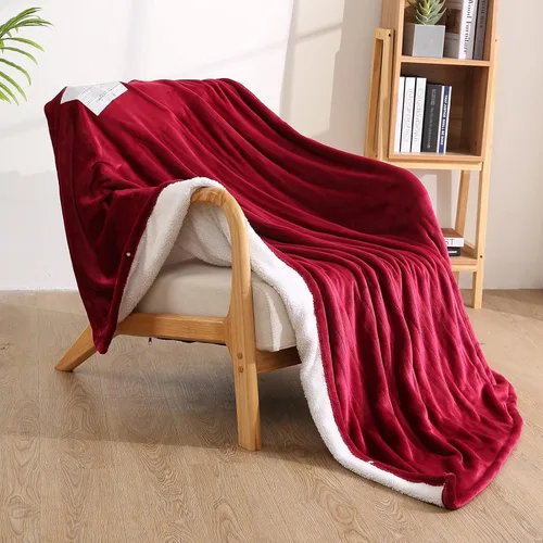 Manta térmica eléctrica de 50 x 60 pulgadas, manta de franela suave con 4 niveles de calefacción y 4 horas de apagado automático, lavable a máquina