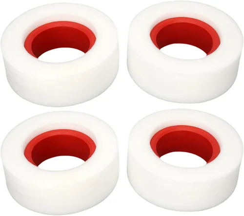 Miniatura 6 de 4 piezas de espuma para neumáticos RC, esponja suave de doble etapa de 2.2 pulgadas, espuma para neumáticos RC para 1/10 1/8 RC Crawler (rojo)