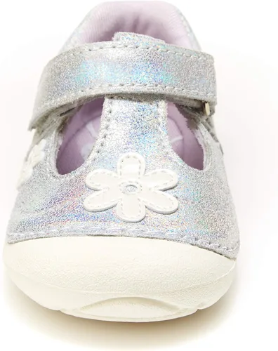 Miniatura 5 de Stride Rite Liliana Mary Jane de movimiento suave unisex para niños, Iridiscente, 3 Infant
