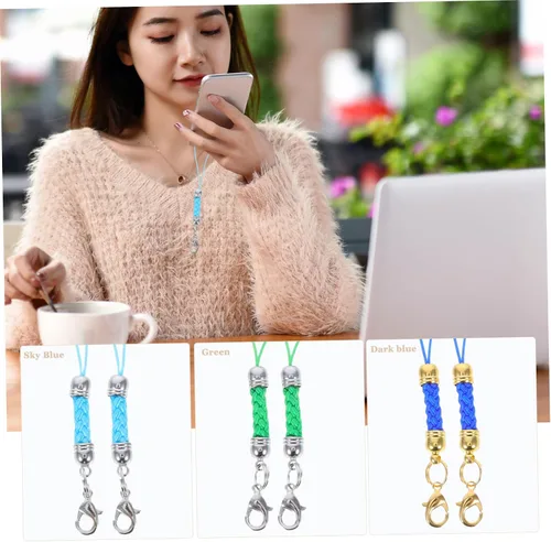 Miniatura 5 de Cordón para teléfono celular, 30 piezas, accesorios para teléfono celular, correas para teléfono celular, correas de encanto Lariat con cierre
