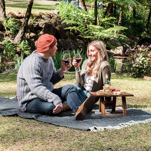 Miniatura 9 de Komorebi Manta de picnic extragrande – 78 x 59 pulgadas – Manta impermeable para exteriores, plegable y portátil a prueba de arena – Tapete de viaje