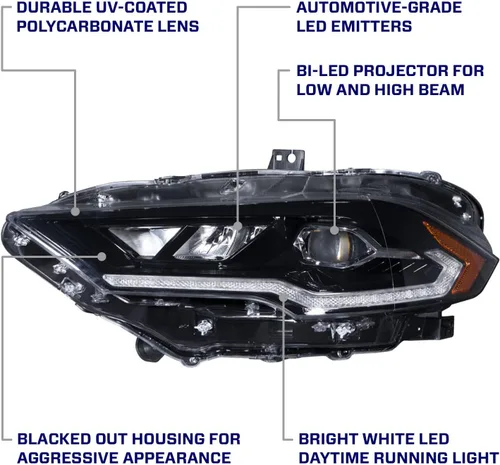 Miniatura 5 de Form Lighting – Faros delanteros secuenciales LED compatibles con Ford Mustang 2018-2023 (par)