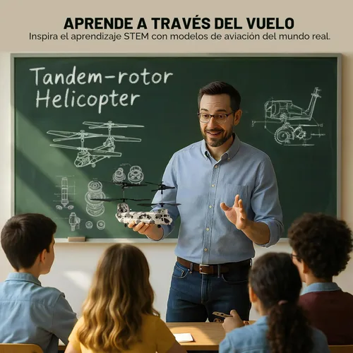 Miniatura 2 de SYMA Helicóptero de control remoto, helicóptero RC de transporte militar S52H con retención de altitud, despegue y aterrizaje con una tecla, luz