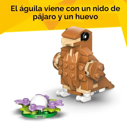 Miniatura 5 de LEGO Creator 31376 - Lindo hámster 3 en 1 con un juguete de construcción de flores para niñas y niños, a partir de 7 años. Los niños construyen una