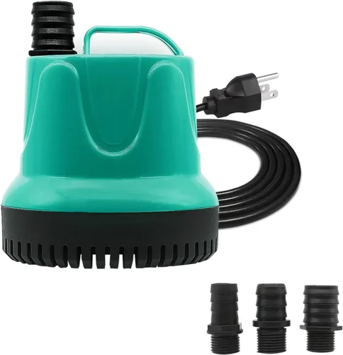 Miniatura 11 de Upettools Bomba de agua sumergible, bomba de agua multifuncional de circulación ultra silenciosa con mango para estanque, acuario, hidroponía