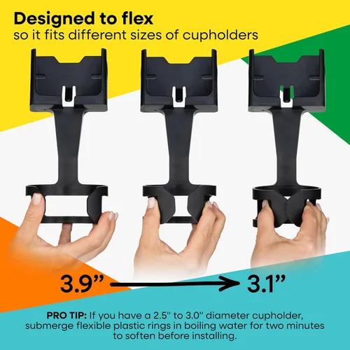 Miniatura 5 de Soportes para teléfono para tu coche, soporte para portavasos, soporte universal ajustable con expansión, soporte para manos libres, compatible