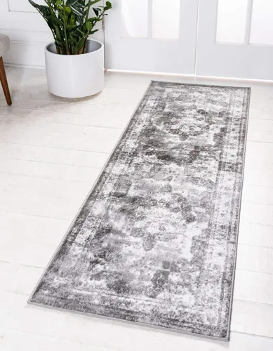 Miniatura 11 de Unique Loom Sofia Collection - Alfombra tradicional vintage, inspirada en Francia (7 pies x 10 pies, rectangular, negro/gris claro)