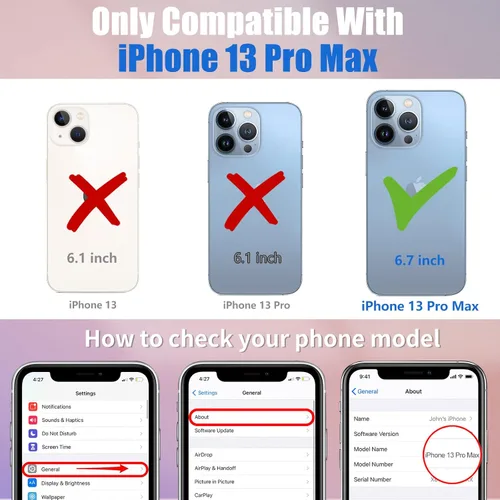 Miniatura 2 de Toycamp Funda para iPhone 13 Pro Max Blanca Con soporte de anillo, lindo astronauta, divertido diseño de dibujos animados, para niñas