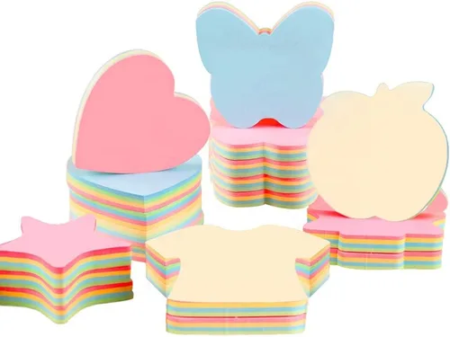 Miniatura 5 de ZCHING Notas Adhesivas Autoadhesivas, 100 Hojas/Bloc, 10 Blocs/Paquete en Caja, Fácil de Pegar para Escuela, Negocios, Familia, Excelentes Flower