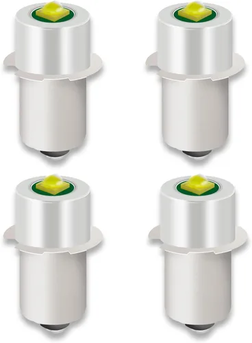 Miniatura 10 de Bombilla LED de repuesto para linterna con 18 V, 12 V, 19.2 V, 6 a 24 voltios y 3 W, 247 lm y PR2 P13.5S, kit de conversión LED, compatible