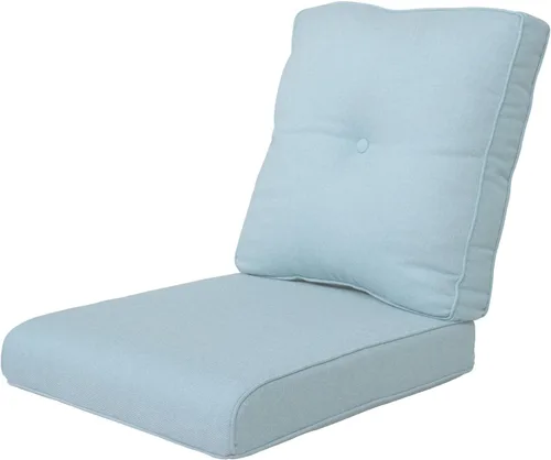 Miniatura 126 de Rilyson Cojines de patio para muebles de exterior, 22 x 24 pulgadas, respaldo alto y asiento profundo, cojín de exterior para sillas de patio, sofá