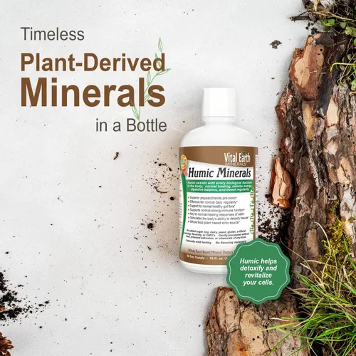 Miniatura 4 de Vital Earth Minerals Humic Minerals - Paquete de 2 suplementos de ácido fúlvico con más de 70 minerales traza, electrolitos para recuperación