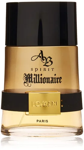 Lomani Ab Spirit Millionaire por Lomani para Hombre - 6.6 onzas EDT Atomizador, Marrón