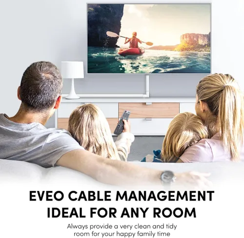 Miniatura 6 de EVEO Cord Hider - Cubierta de Cable de 300", Ocultador de Cable de Pared, Ocultador de Cable, Ocultadores de Alambre para TV en Pared. Gestión