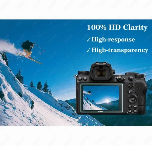 Miniatura 4 de ULBTER Top + Protector de pantalla para cámara Nikon Z6 III Z 6III Z6III Z6III [2+2 paquetes], cubierta de vidrio templado de dureza 9H de 0.012 in
