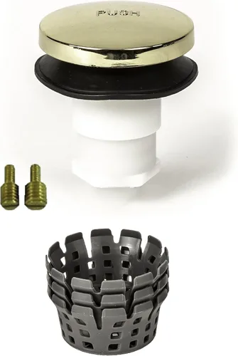 Miniatura 6 de Tapón de drenaje universal para bañera/tina con toque de pulgar (punta de pulgar, accionado por pie) Incluye accesorios de 3/8" y 5/16