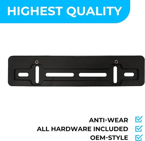 Miniatura 5 de Soporte de placa para defensa delantera para Hyundai + 6 tornillos seguros y juego de llaves