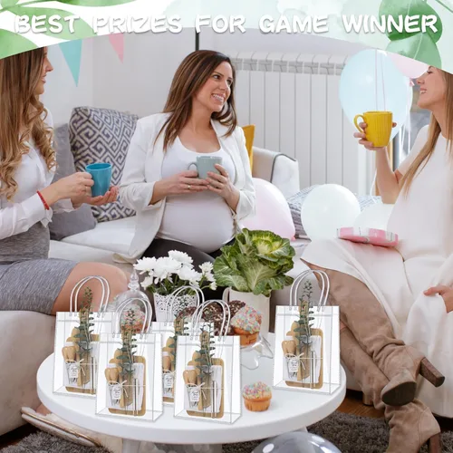 Miniatura 6 de 67 piezas de premios de baby shower para ganadores de juegos, juegos de baby shower, 6 juegos de premios de baby shower, tabla de queso de bambú