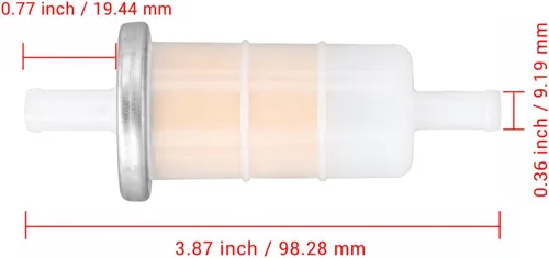 Miniatura 2 de 2 filtros de combustible 49019-1055 49019-0032 compatibles con Kawasaki Mule motocicleta ATV 610 600 2510 3010 motor FD501D FD501V FD590V FD611V
