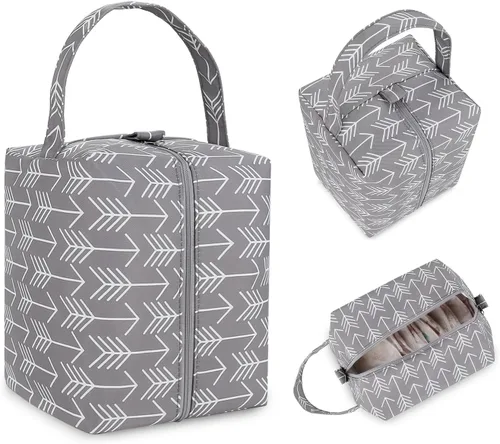 Miniatura 8 de Bolsas húmedas para pañales de tela para bebé, bolsa de pañales impermeable para colgar cápsulas, reutilizable, lavable para cochecito de bebé