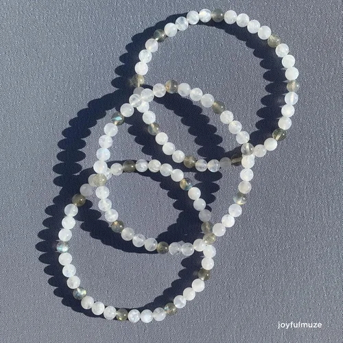 Miniatura 83 de Pulseras elásticas, piedras preciosas naturales, amatista, citrino, cuarzo rosa, cuarzo de cristal transparente, ojos de peridoto y teger, regalo