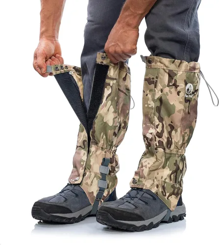 Miniatura 11 de Polainas ajustables para piernas Pike Trail - Polainas ligeras e impermeables para hombres y mujeres - Esenciales para senderismo ideales para caza