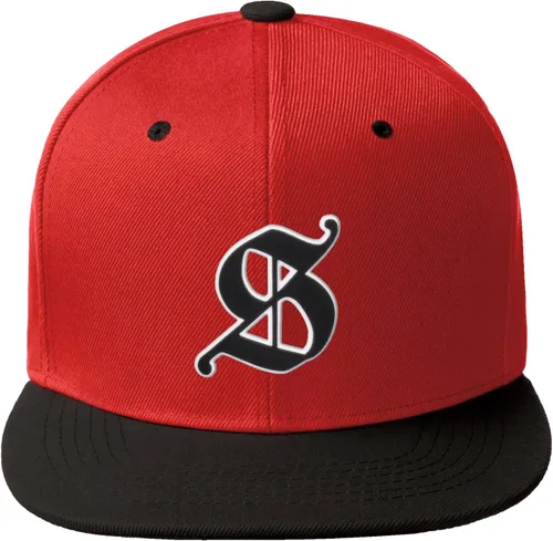 Miniatura 989 de Daxton Gorra clásica con visera de billete plano con letras del alfabeto inglés antiguo de la A a la Z