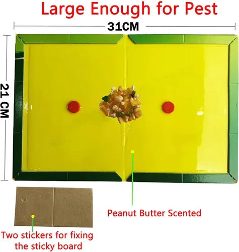 Miniatura 2 de Trampas para ratones, trampas para ratas, tableros de pegamento para ratones de fuerza profesional que trabajan para capturar ratas en interiores